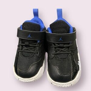 Nike Kids Jordan Stay Loyal 2 (TD) Shoes | 6C | Black Blue White Sneakers